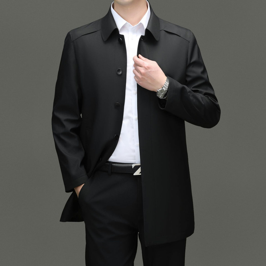 Herren elegante Übergangsjacke mit modernem Design und funktionalen Taschen Drune