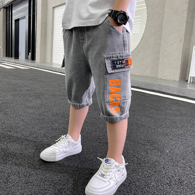 Jungen praktische Cargo-Shorts mit tiefen Taschen Drune