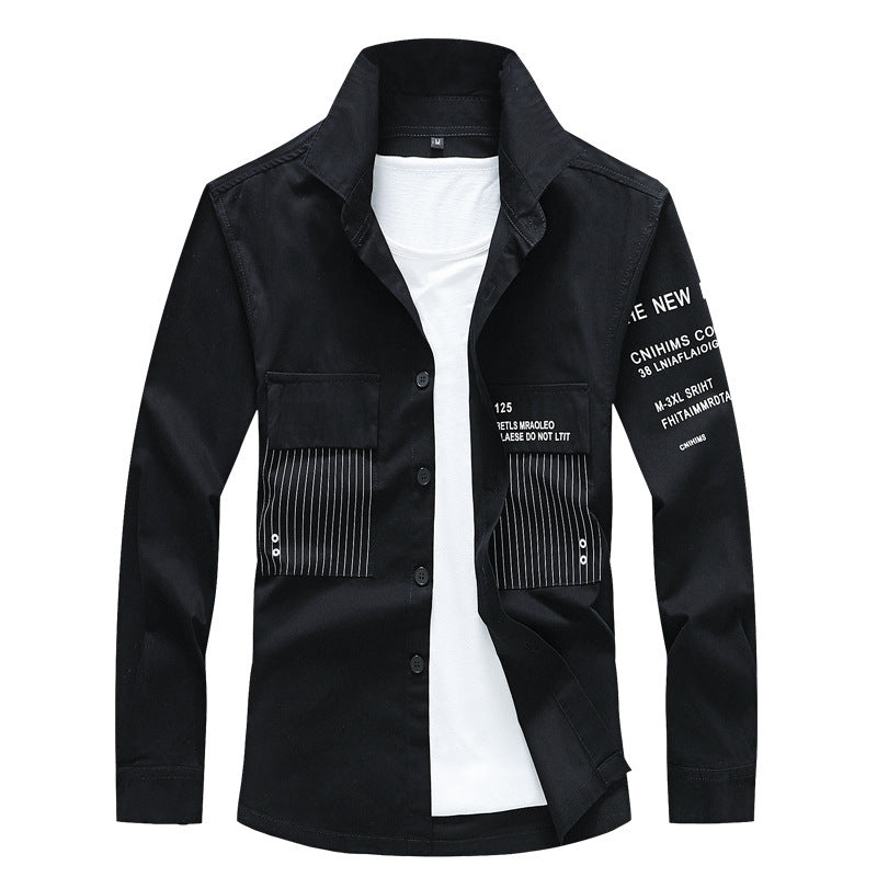 Herren Moderne Utility-Hemdjacke Drune