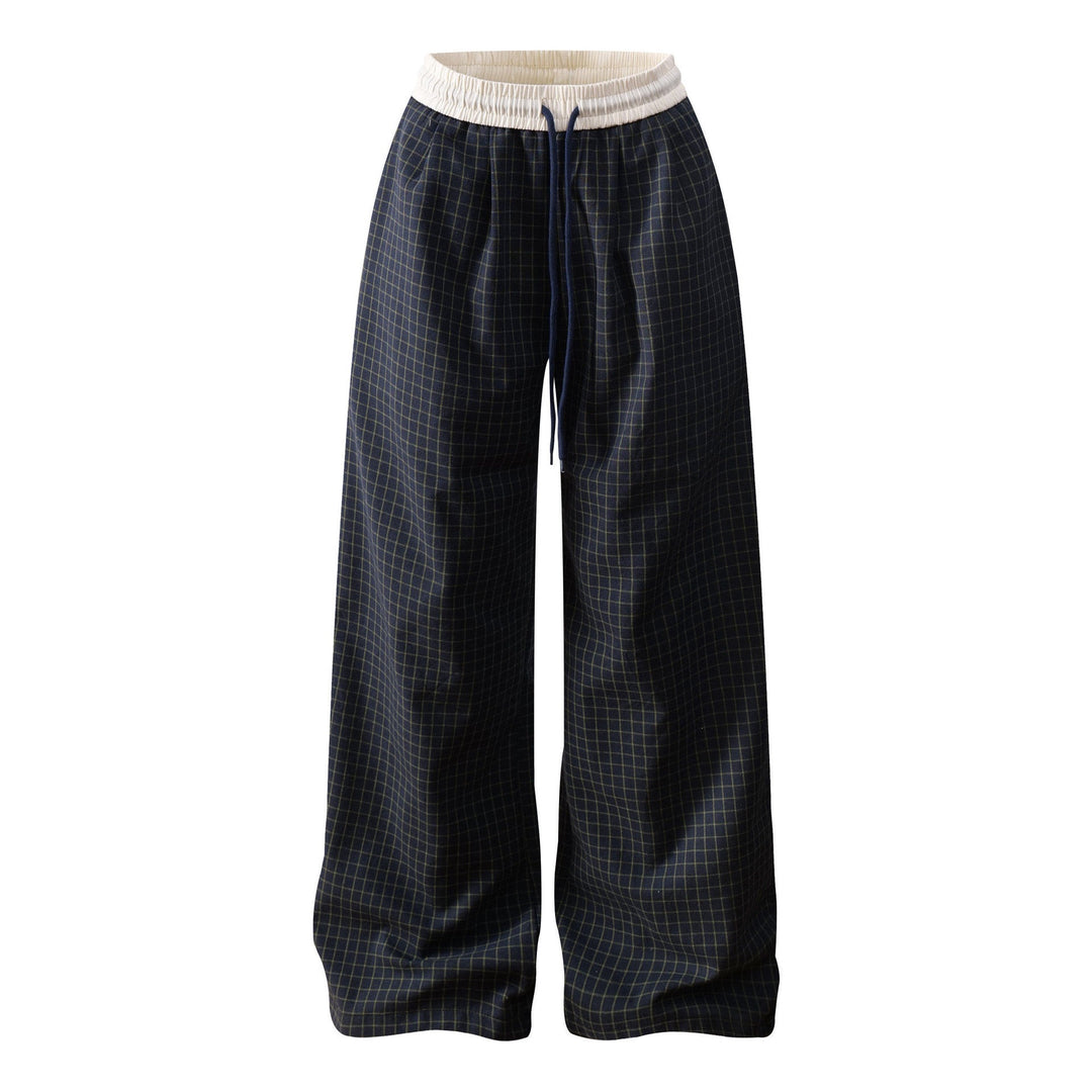 Herren Lässige Karohose Drune