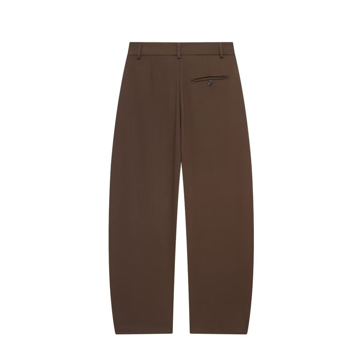 Damen Highwaist-Cropped-Hose mit weitem Bein und geradem Saum Drune
