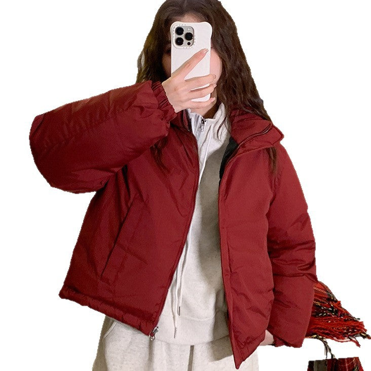 Damen Kurze, wattierte Freizeitjacke mit seitlichen Reißverschlusstaschen Drune