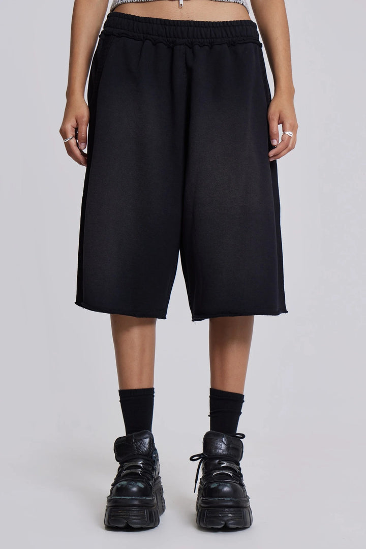 Damen High-Waisted Relaxed Fit Sweatshorts Drune