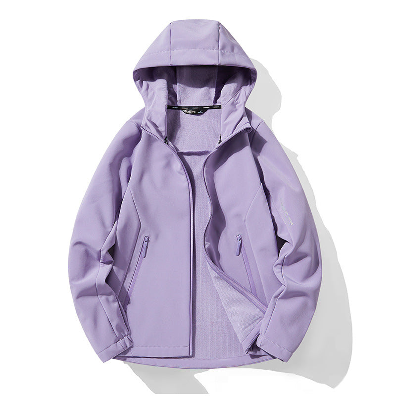 Herren Leichte Softshell-Kapuzenjacke mit Fleece-Innenfutter und wasserabweisender Oberfläche Drune
