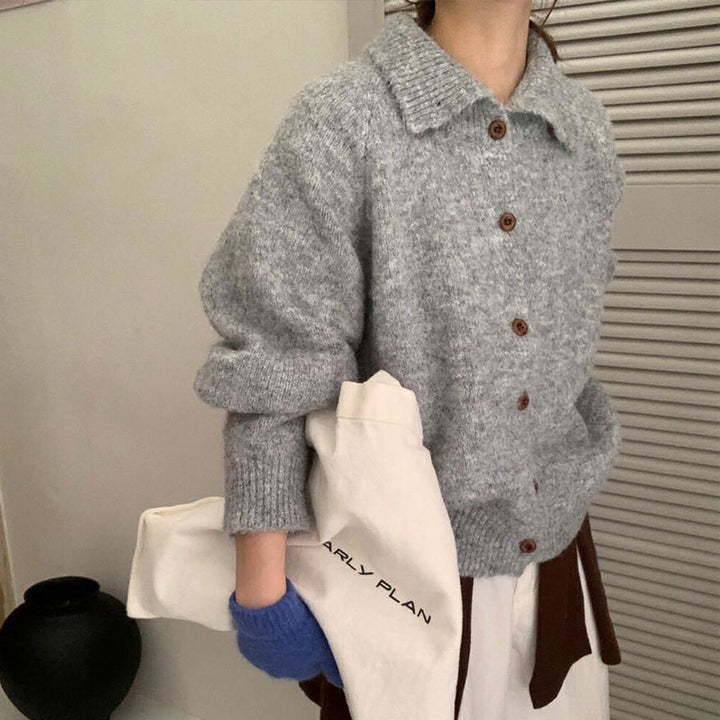 Damen kuscheliger Strickpullover Drune