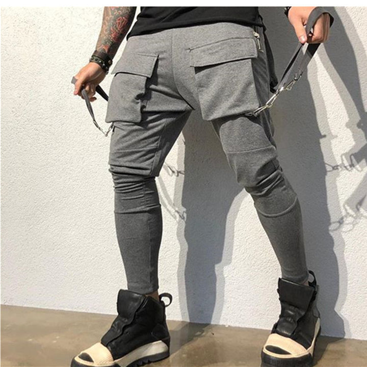Herren Cargo-Hose mit verstellbaren Trägern Drune