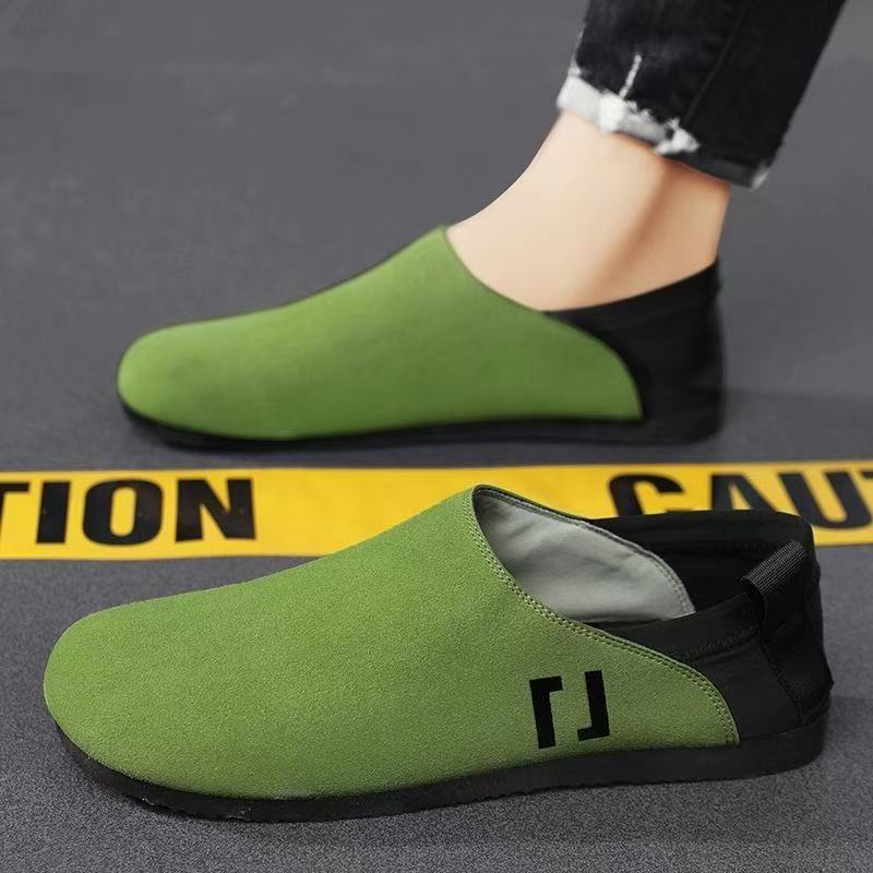 Herren Leichter Slip-On-Freizeitschuh mit elastischem Fersenriegel und flexibler Gummilaufsohle Drune
