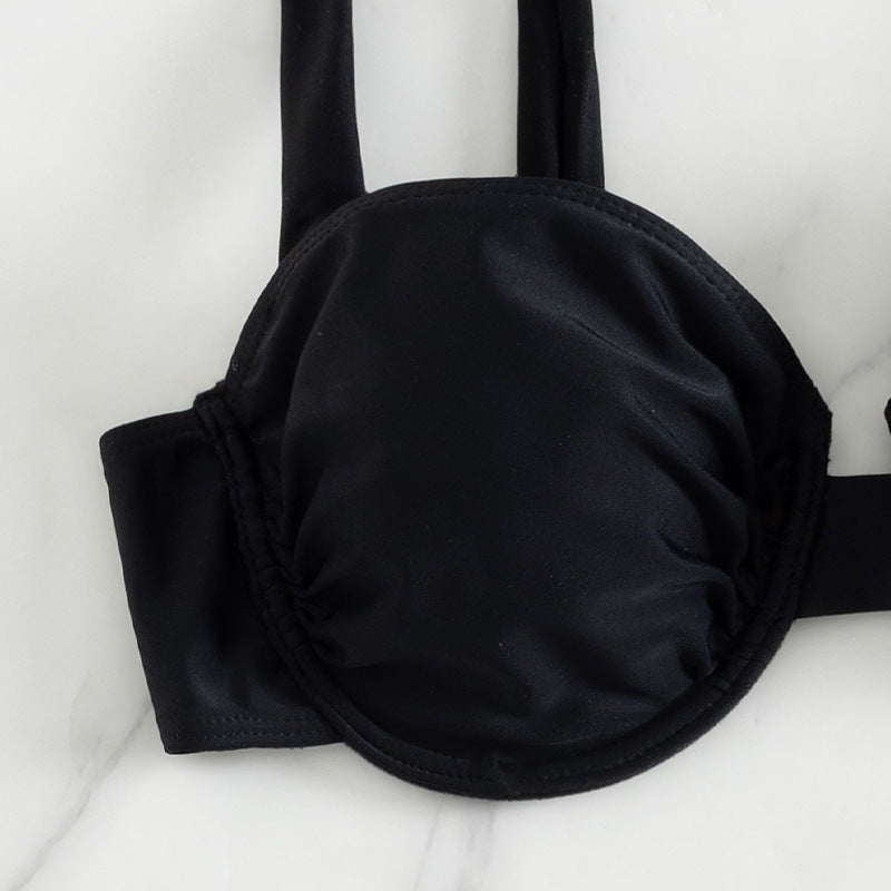 Damen Bikini-Set mit schickem Rock und gepolstertem Oberteil Drune