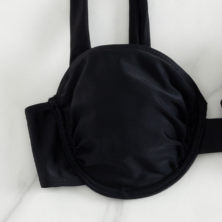 Damen Bikini-Set mit schickem Rock und gepolstertem Oberteil Drune