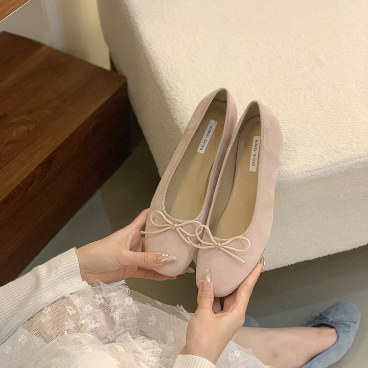 Damen Ballerina-Schuhe mit raffiniertem Schleifenakzent Drune