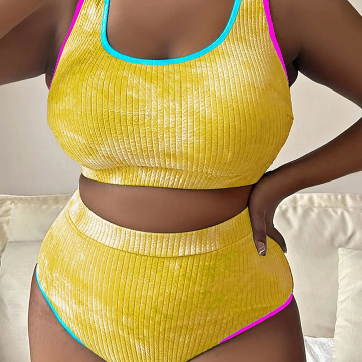 Damen Sportiv geschnittenes Bikini-Set Drune