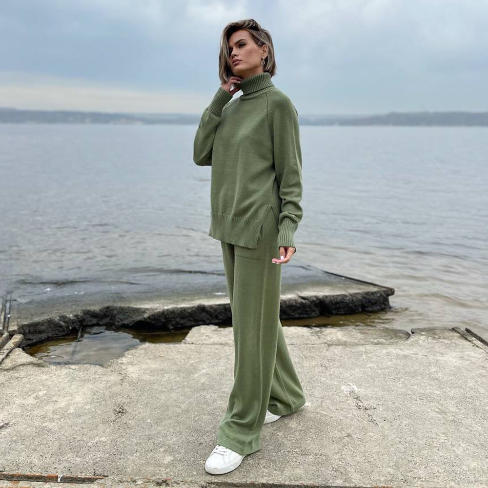 Damen Bequeme und elegante Strickanzug Drune