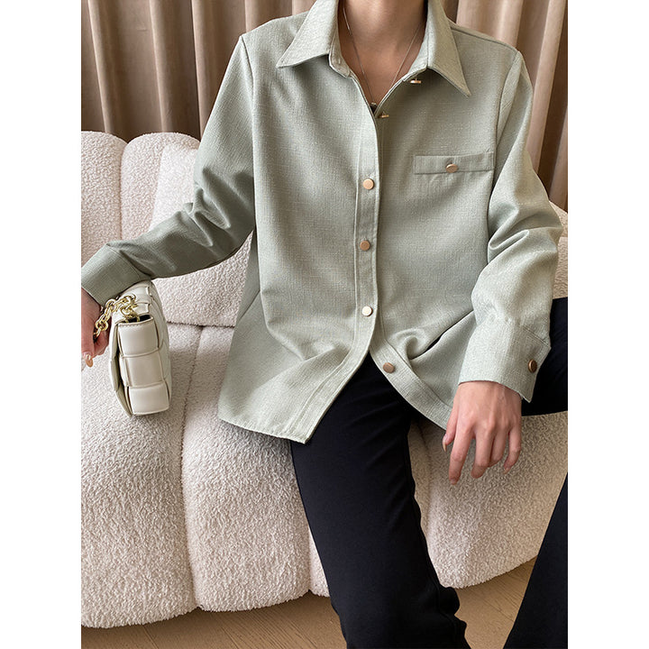 Damen lässige Übergangsjacke mit modernen Details und funktionalem Design Drune