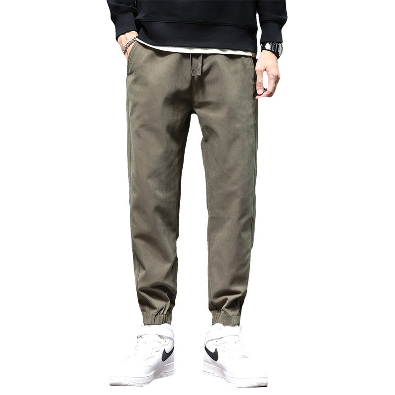 Herren Relaxed-Fit Joggerhose mit elastischem Bund, Kordelzug und Bündchen Drune