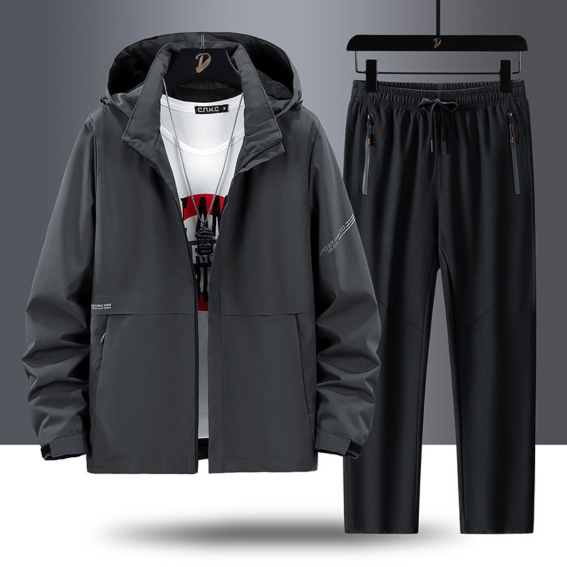 Herren Praktisches Sportset mit Jacke und Hose Drune