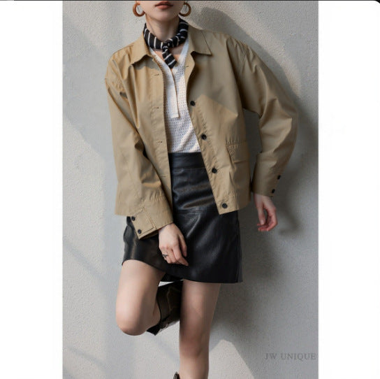 Damen Modische Utility-Jacke mit vielseitigem Design Drune