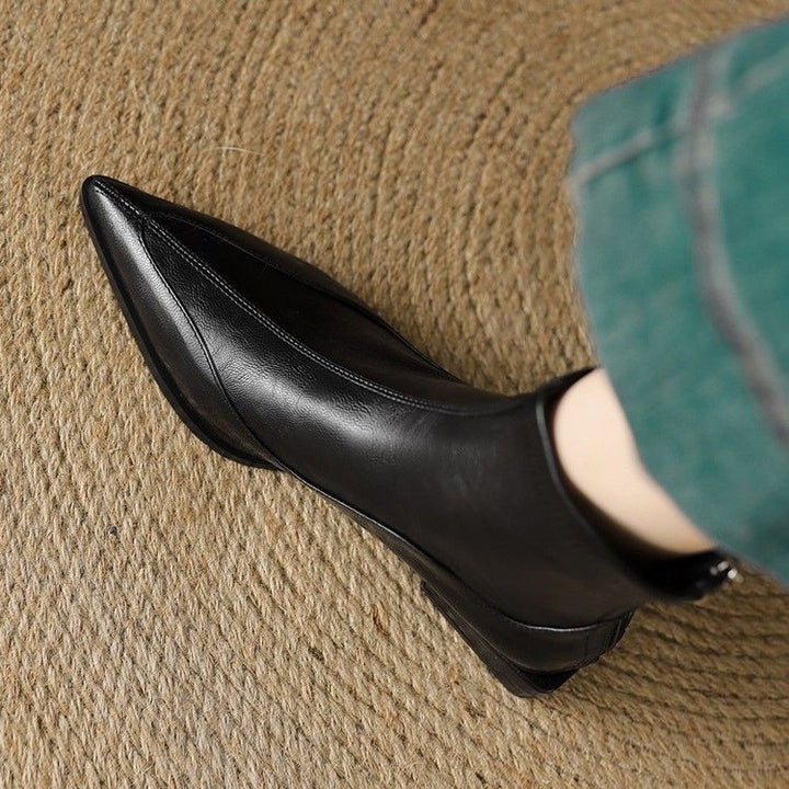 Damen Elegante spitze Stiefeletten Drune