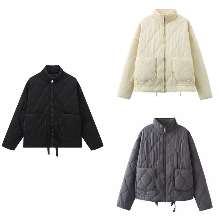 Femme Stepp Utility-Jacke mit Übergroßen Taschen Drune