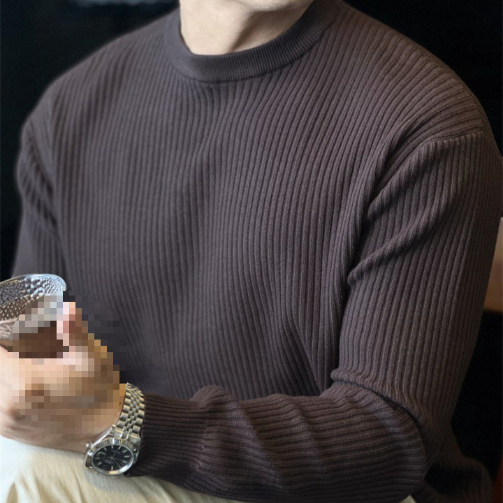 Herren Moderate Rippstrickpullover Drune