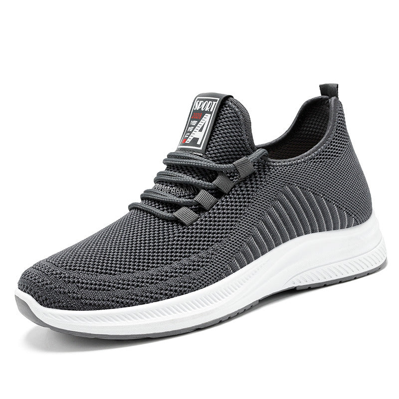 Herren nan leichte atmungsaktive Strick-Sneaker mit gedämpfter Laufsohle Drune