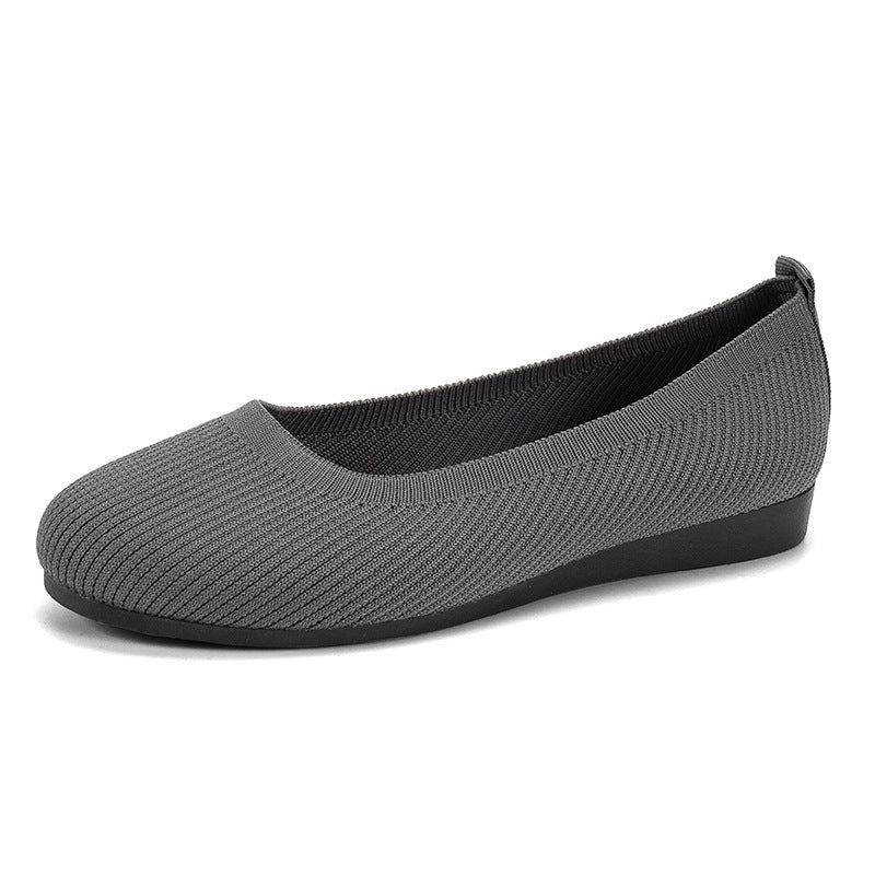 Damen Ballerinas mit flexiblem Obermaterial und rutschfester Sohle Drune
