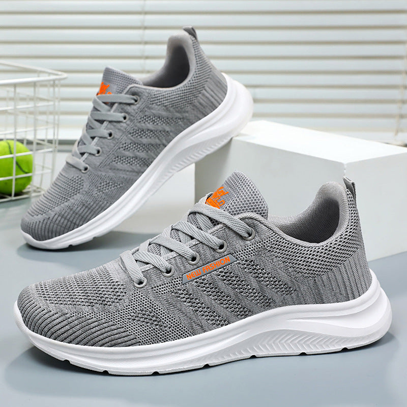 Damen nan atmungsaktive Strick-Komfort-Sneaker mit gepolstertem Fersenbereich und flexibler Leichtlaufsohle Drune