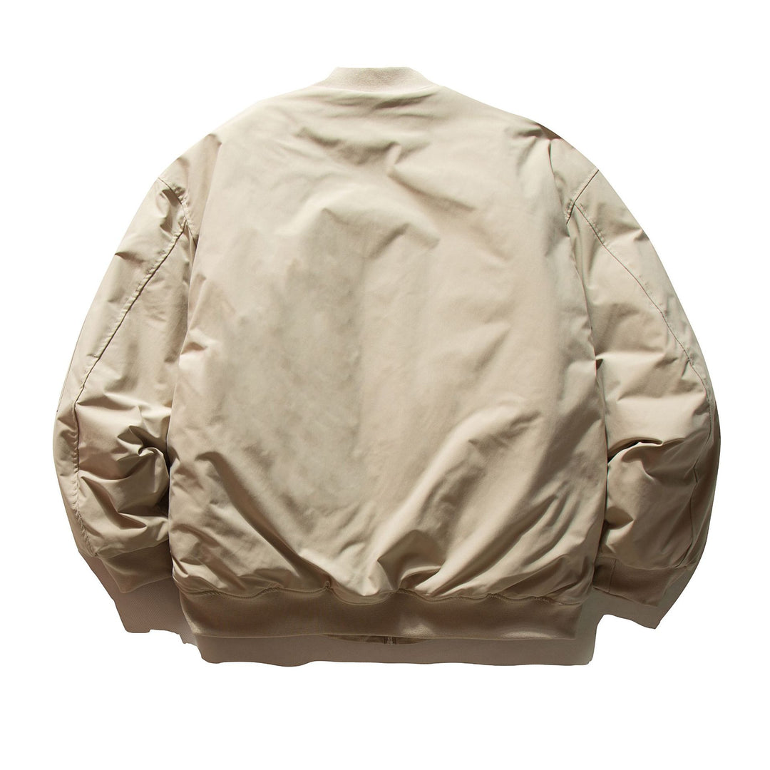 Herren Gepolsterte Bomberjacke im MA-1 Stil mit Ärmel‑Utilitytasche Drune
