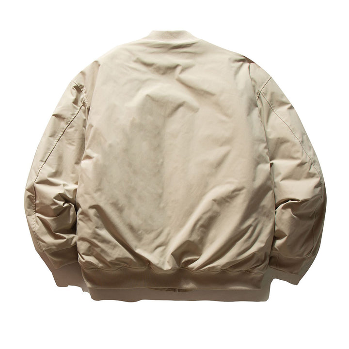 Herren Gepolsterte Bomberjacke im MA-1 Stil mit Ärmel‑Utilitytasche Drune