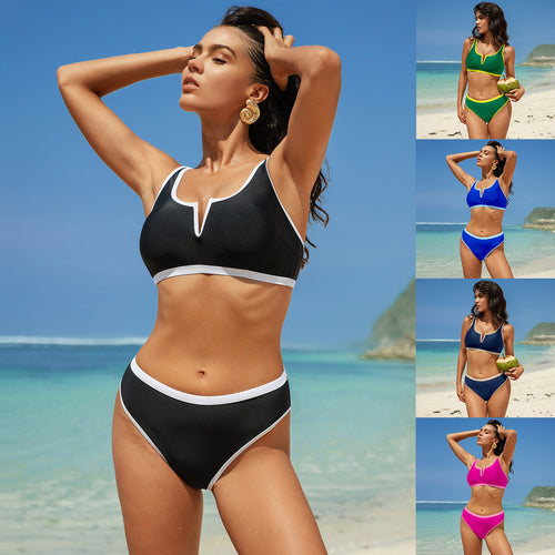 Damen Sportlicher Bikini Drune