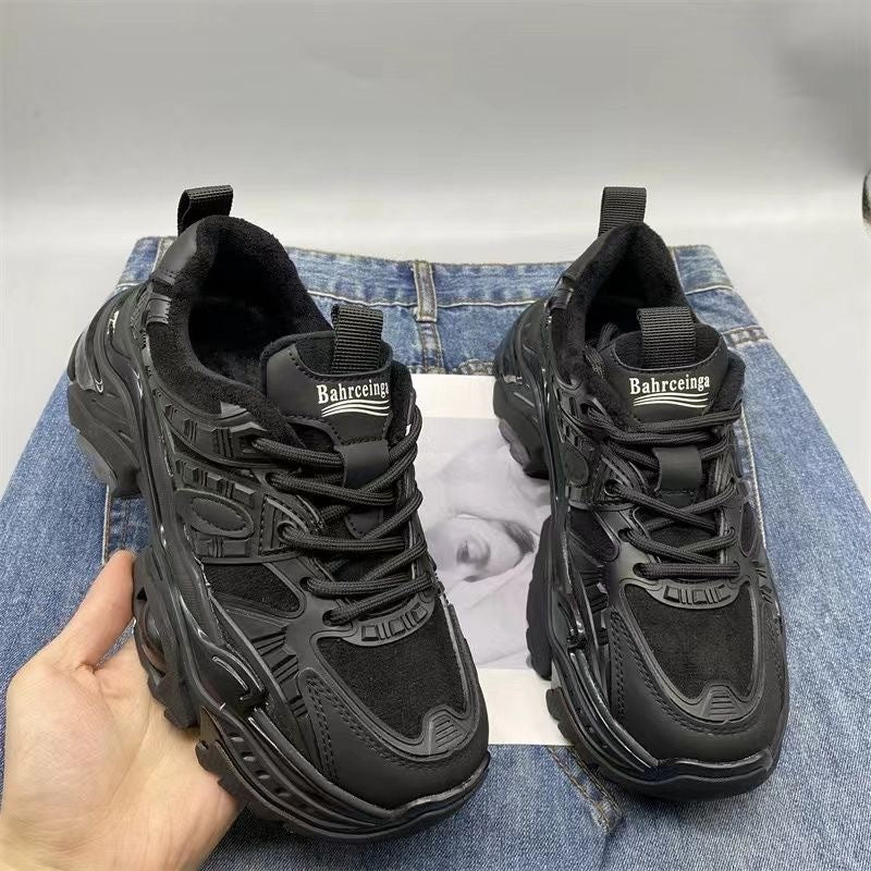 Damen Sportliche Chunky Sneakers mit gepolsterter Innensohle und atmungsaktivem Obermaterial Drune