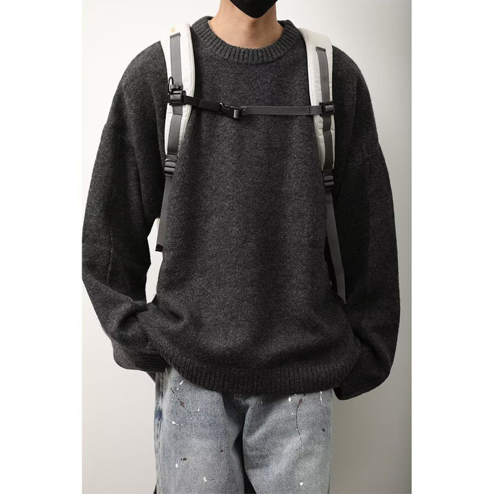 Herren Lockerer Strickpullover Drune