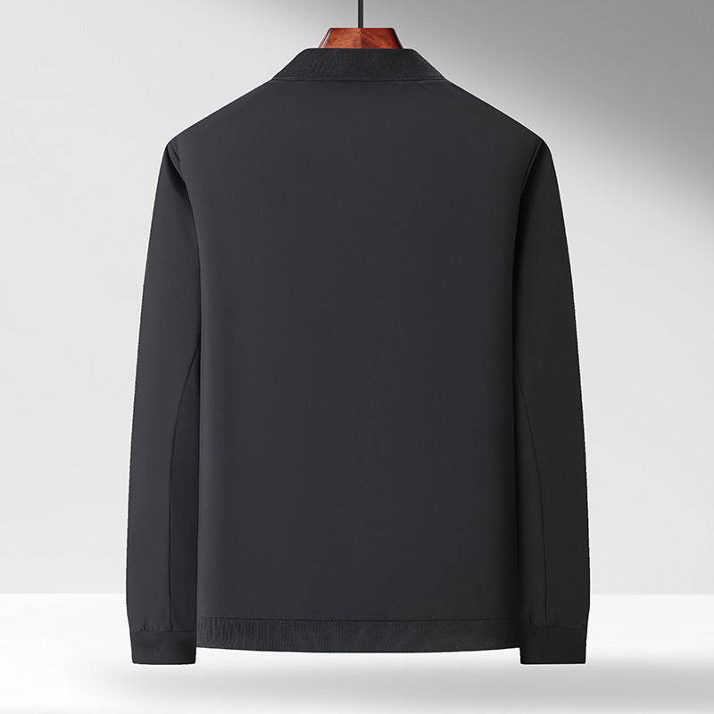 Herren Sportliche Übergangsjacke mit hohem Kragen und funktionellen Taschen Drune