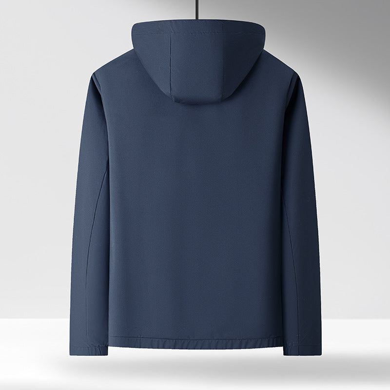 Herren Funktionsjacke mit hohem Kragen und praktischen Reißverschlusstaschen Drune