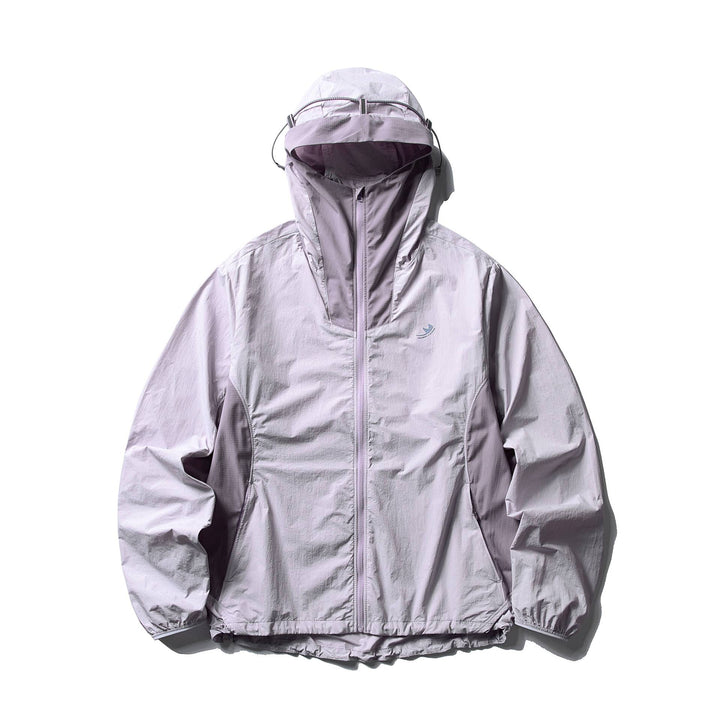 Unisex Ultraleichte technische Kapuzenjacke mit winddichter, wasserabweisender Hülle Drune