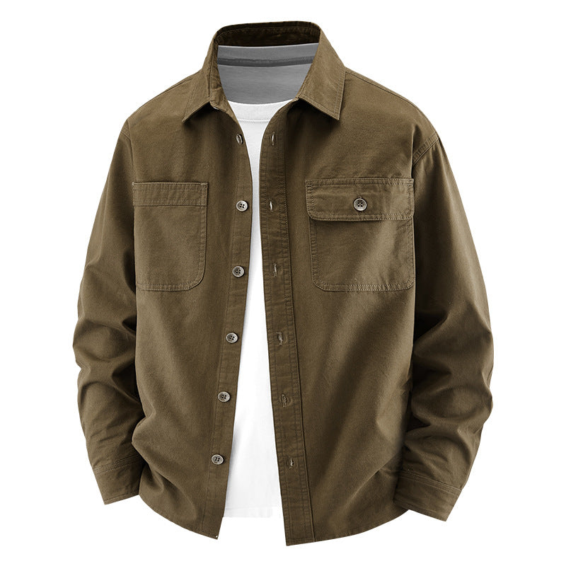 Herren Lässige Utility-Hemdjacke Drune