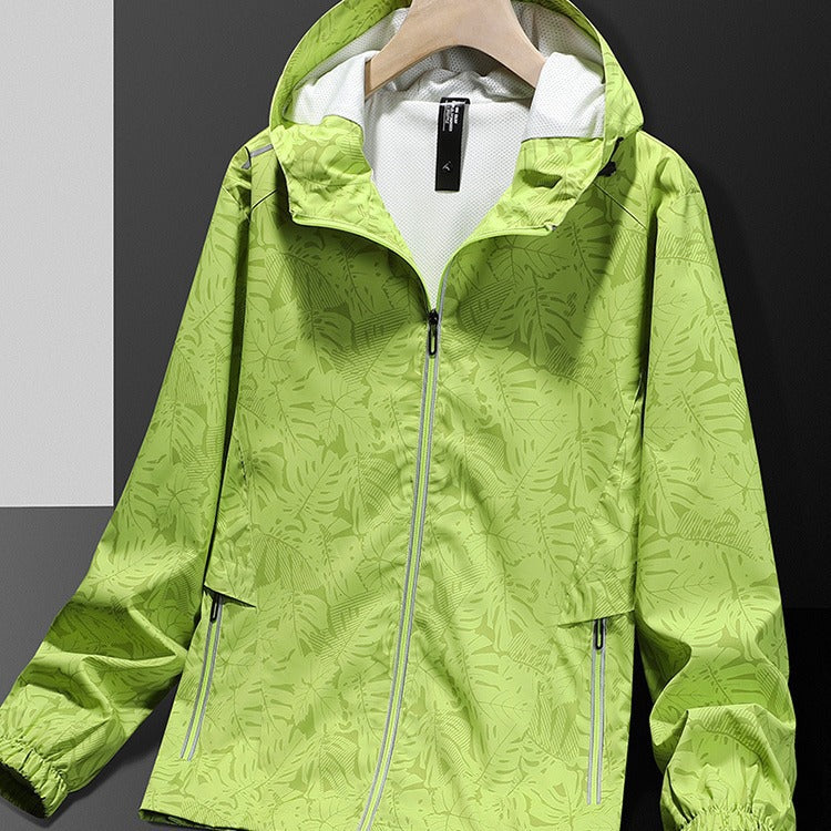 Damen Leichte Regenjacke mit verstellbarem Kapuzenverschluss Drune