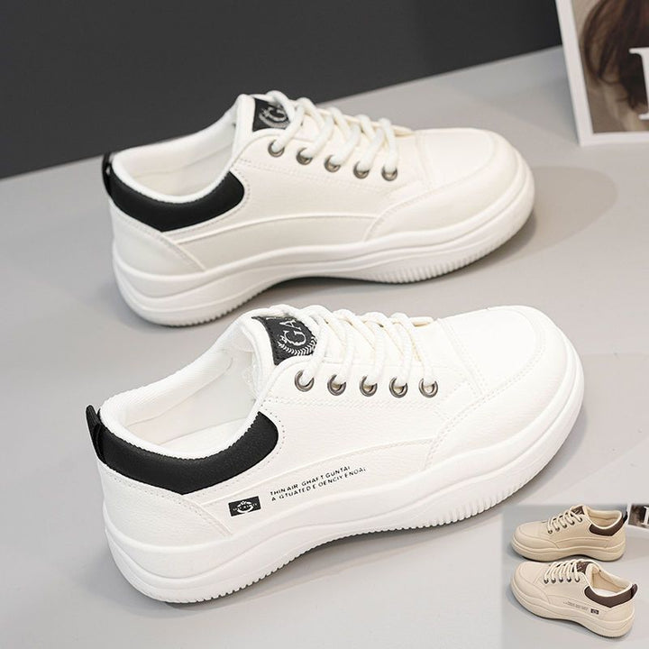 Damen Lässige Sneakers mit atmungsaktiver Oberflächenstruktur und dämpfender Sohle Drune