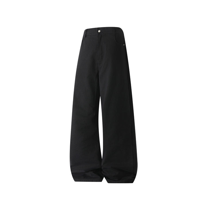 Damen Weitgeschnittene Hochtaillierte Stoffhose Drune