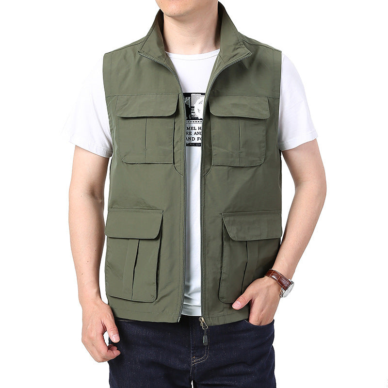 Herren Vielseitige Cargo-Weste Drune