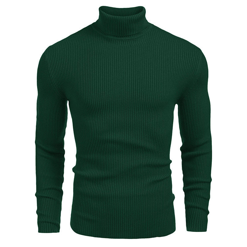 Herren Rollkragenpullover mit strukturiertem Rippenmuster Drune