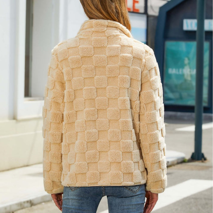 Damen Kuschelige Übergangsjacke mit strukturierter Oberfläche Drune