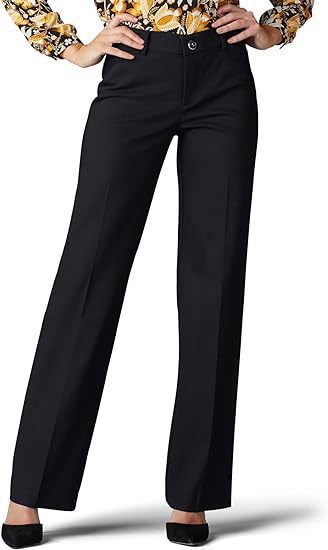 Damen elegante und bequeme lange Hose im klassischen Schnitt Drune