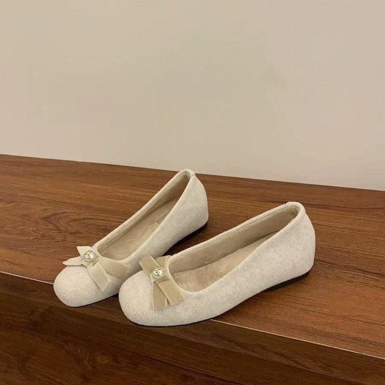Damen Elegante und verspielte Socken mit Seidenbändern Drune