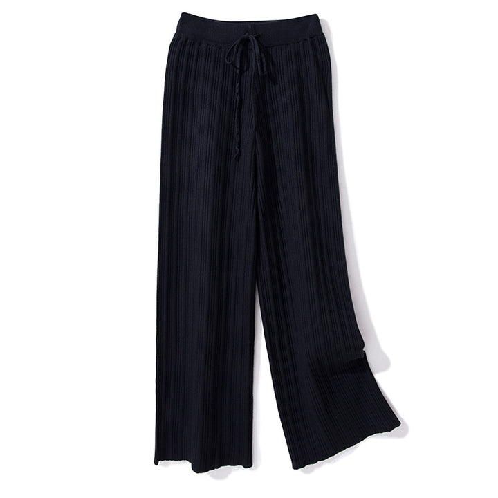 Damen Weite Strickhose Drune