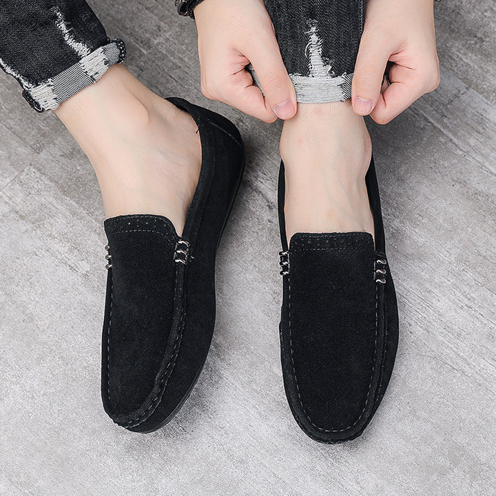 Herren Elegante Wildleder Slipper