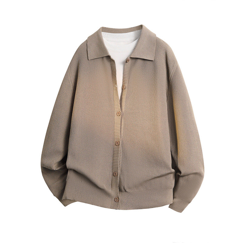 Damen Elegante Strickjacke mit Knopfleiste Drune