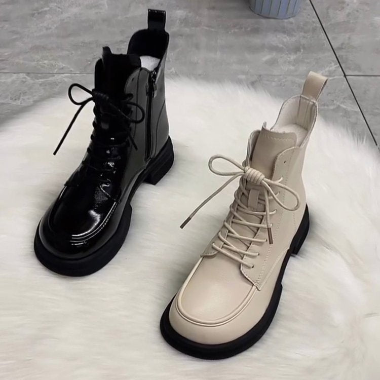 Damen Modische und bequeme High-Top Boots Drune