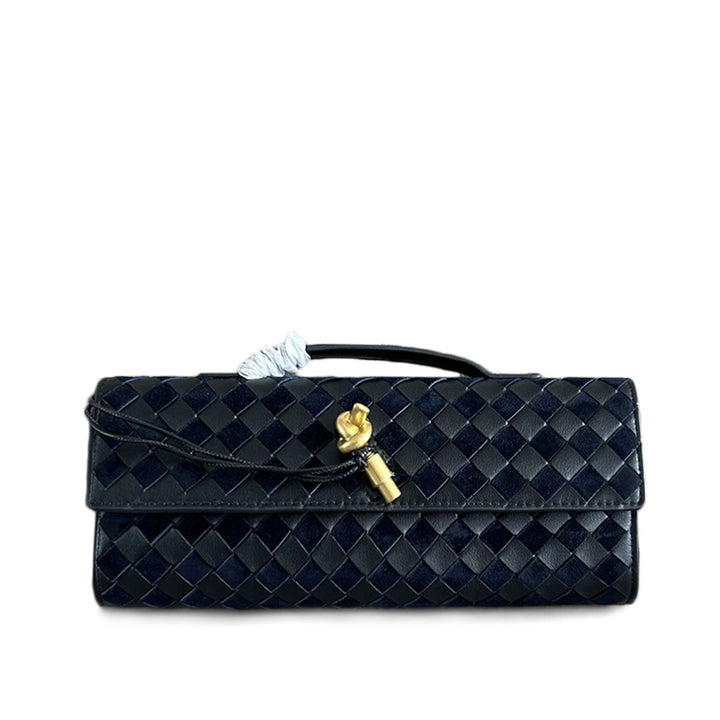 Damen Woven Leather Abendtasche Drune