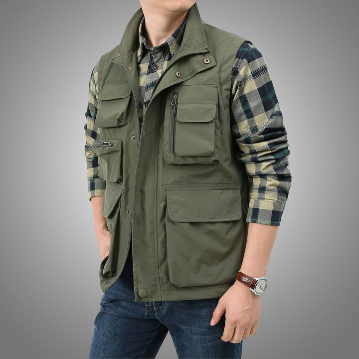 Herren Vielseitige Outdoor-Weste mit praktischen Taschen Drune