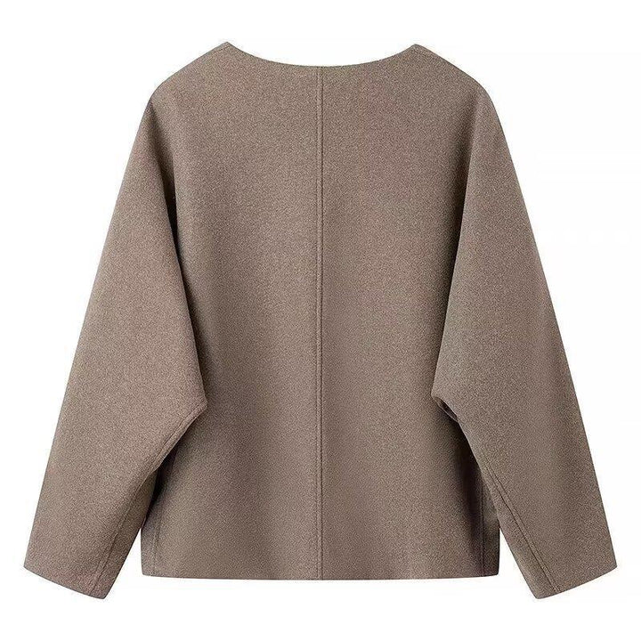 Damen modische Blazerjacke mit elegantem Schnitt und praktischen Taschen Drune